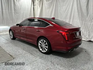 2020 Cadillac CT5 Premium Luxury with VIN 1G6DT5RK5L0124587, listed as a Copart auction lot 54260185 with 17,544 mi miles and Clean Title. Bid and sale history available at carsss.com. Image 3.