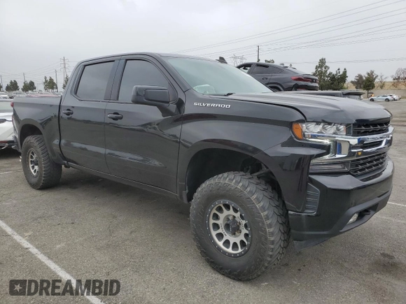 2021 Chevrolet Silverado 1500 RST with VIN 3GCPWDED1MG367670, listed as a Copart auction lot 53857805 with 50,432 mi miles and Salvage Title. Bid and sale history available at carsss.com. Image 4.