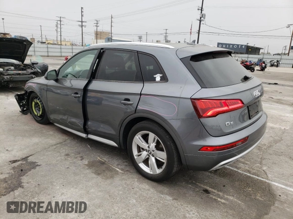 2018 Audi Q5 Premium with VIN WA1ANAFY8J2014110, listed as a Copart auction lot 63578382 with 34,216 mi miles. Bid and sale history available at carsss.com. Image 3.