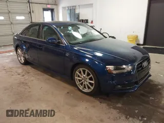 2015 Audi A4 Premium Plus with VIN WAUFFAFL2FN018024, listed as a IAAI auction lot 41364003 with 62,148 mi miles. Bid and sale history available at carsss.com. Image 1.