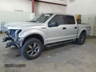 2019 Ford F-150 XL with VIN 1FTEW1E51KFA66376, listed as a Copart auction lot 52975895 with 136,957 mi miles and Salvage Title. Bid and sale history available at carsss.com. Image 1.
