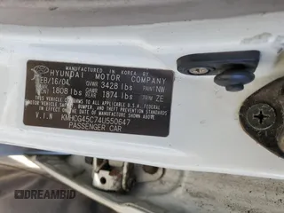2004 Hyundai Accent GL with VIN KMHCG45C74U550647, listed as a Copart auction lot 74526474 with 115,838 mi miles and Salvage Title. Bid and sale history available at carsss.com. Image 12.