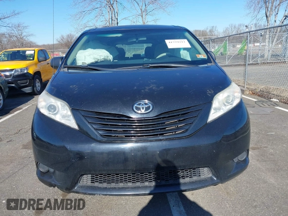 2013 Toyota Sienna L with VIN 5TDZK3DC1DS395994, listed as a IAAI auction lot 41759212 with 163,898 mi miles. Bid and sale history available at carsss.com. Image 11.
