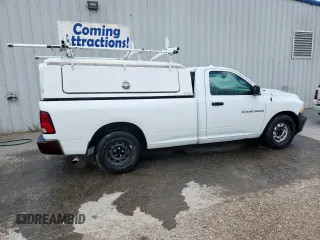 2012 Ram 1500 ST with VIN 3C6JD6DP7CG158765, listed as a Copart auction lot 59503785 with 141,374 mi miles and Clean title. Bid and sale history available at DreamBid. Image 3.