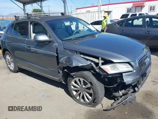 2013 Audi Q5 Premium Plus with VIN WA1LFAFP3DA102165, listed as a IAAI auction lot 41702688 with 96,672 mi miles. Bid and sale history available at carsss.com. Image 1.