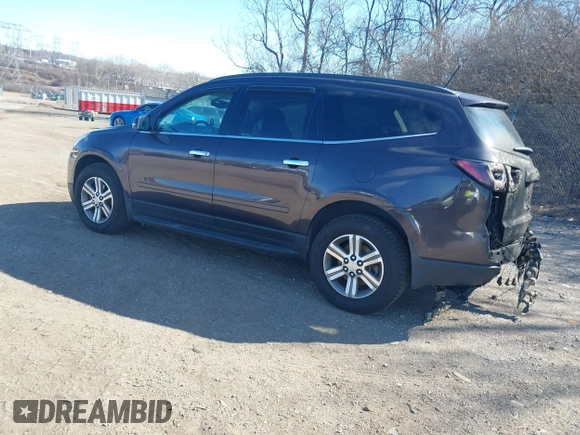 2015 Chevrolet Traverse LT with VIN 1GNKVHKD1FJ167325, listed as a IAAI auction lot 41631600 with 88,247 mi miles and . Bid and sale history available at DreamBid. Image 3.