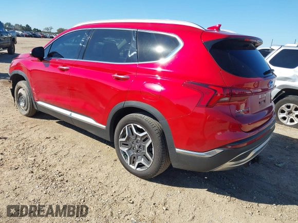 2023 Hyundai Santa Fe Limited with VIN 5NMS44AL8PH486032, listed as a IAAI auction lot 41153498 with 37,856 mi miles. Bid and sale history available at carsss.com. Image 3.