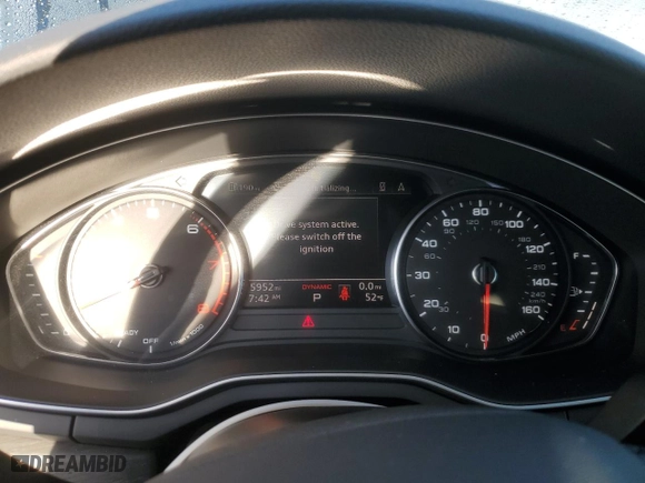2024 Audi A5 Sportback S line Premium with VIN WAUDACF58RA004479, listed as a Copart auction lot 48067125 with 5,952 mi miles and Salvage Title. Bid and sale history available at carsss.com. Image 9.