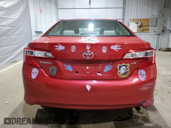 2013 Toyota Camry L with VIN 4T4BF1FK9DR288204, listed as a Copart auction lot 49814625 with 81,741 mi miles and Salvage Title. Bid and sale history available at DreamBid. Image 6.