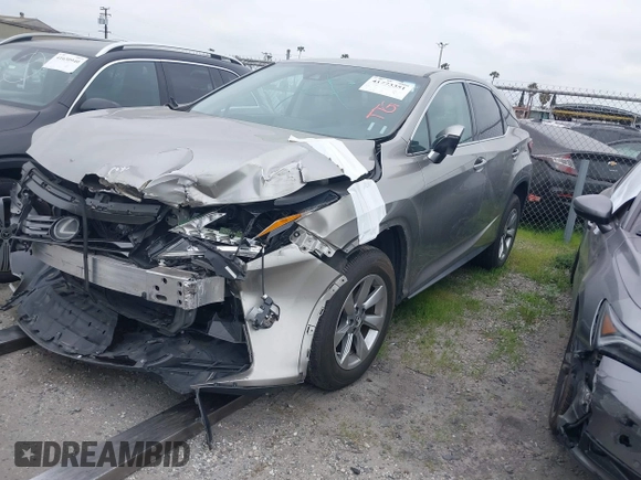 2018 Lexus RX with VIN 2T2ZZMCA1JC104444, listed as a IAAI auction lot 41773351 with 62,198 mi miles. Bid and sale history available at carsss.com. Image 2.
