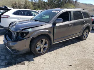 2017 Dodge Journey Crossroad Plus with VIN 3C4PDCGB9HT501527, listed as a Copart auction lot 49159915 with 101,106 mi miles and Salvage Title. Bid and sale history available at carsss.com. Image 1.