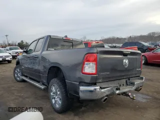 2021 Ram 1500 Big Horn with VIN 1C6SRFBT6MN727653, listed as a Copart auction lot 46327465 with 91,220 mi miles and Salvage Title. Bid and sale history available at carsss.com. Image 2.