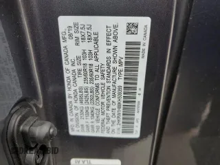 2019 Honda CR-V EX-L with VIN 2HKRW1H88KH509359, listed as a Copart auction lot 52003385 with 36,944 mi miles and Salvage Title. Bid and sale history available at carsss.com. Image 14.