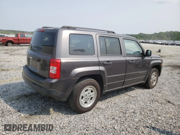 2016 Jeep Patriot Sport with VIN 1C4NJPBA9GD642883, listed as a Copart auction lot 58976265 with 71,713 mi miles and Salvage title. Bid and sale history available at DreamBid. Image 3.