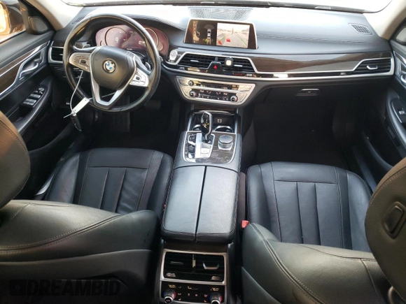 2017 BMW 7 Series 740i xDrive with VIN WBA7E4C55HGU99795, listed as a Copart auction lot 85545124 with 99,304 mi miles and Salvage Title. Bid and sale history available at carsss.com. Image 8.