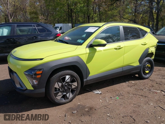 2024 Hyundai Kona SEL with VIN KM8HCCAB5RU042113, listed as a IAAI auction lot 42156805 with 25,671 mi miles and . Bid and sale history available at carsss.com. Image 18.