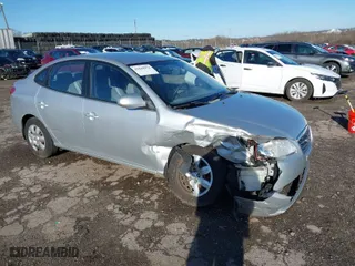 2009 Hyundai Elantra GLS PZEV with VIN KMHDU46D59U666389, listed as a IAAI auction lot 41849974 with 134,474 mi miles. Bid and sale history available at carsss.com. Image 1.