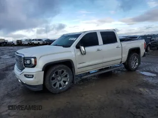 2017 GMC Sierra 1500 Denali with VIN 3GTU2PEJXHG388304, listed as a Copart auction lot 49014435 with 96,379 mi miles and Salvage Title. Bid and sale history available at DreamBid. Image 1.