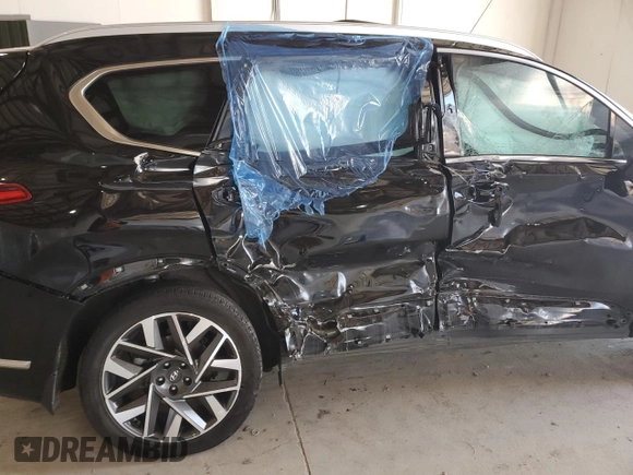 2022 Hyundai Santa Fe Calligraphy with VIN 5NMS54AL0NH457134, listed as a Copart auction lot 50170325 with 25,818 mi miles and Salvage title. Bid and sale history available at DreamBid. Image 10.