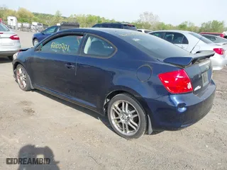 2007 Scion tC Spec with VIN JTKDE177770186408, listed as a IAAI auction lot 42100201 with 219,506 mi miles. Bid and sale history available at carsss.com. Image 3.
