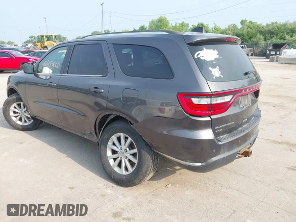2015 Dodge Durango SXT with VIN 1C4RDJAG8FC939000, listed as a IAAI auction lot 42459660 with 108,101 mi miles and . Bid and sale history available at DreamBid. Image 3.
