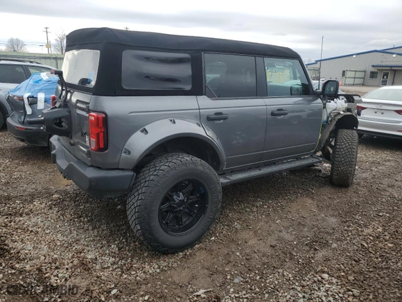2023 Ford Bronco with VIN 1FMDE5DHXPLC10349, listed as a Copart auction lot 50175755 with 8,930 mi miles and Salvage Title. Bid and sale history available at carsss.com. Image 3.