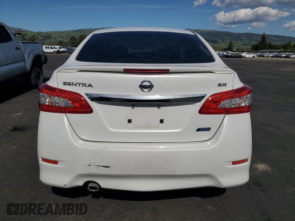 2013 Nissan Sentra SV with VIN 3N1AB7AP4DL788795, listed as a Copart auction lot 52013425 with 101,194 mi miles and Salvage Title. Bid and sale history available at DreamBid. Image 6.