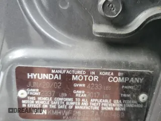 2002 Hyundai Sonata with VIN KMHWF25S52A703469, listed as a Copart auction lot 87401764 with 80,960 mi miles and Clean Title. Bid and sale history available at carsss.com. Image 12.