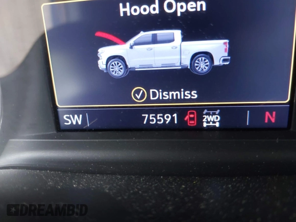 2019 Chevrolet Silverado 1500 RST with VIN 1GCRYEED3KZ363738, listed as a IAAI auction lot 42157747 with 75,591 mi miles and . Bid and sale history available at DreamBid. Image 15.