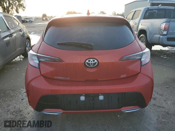 2019 Toyota Corolla Hatchback SE with VIN JTNK4RBE0K3049349, listed as a Copart auction lot 73725114 with 0 mi miles and Salvage Title. Bid and sale history available at carsss.com. Image 6.