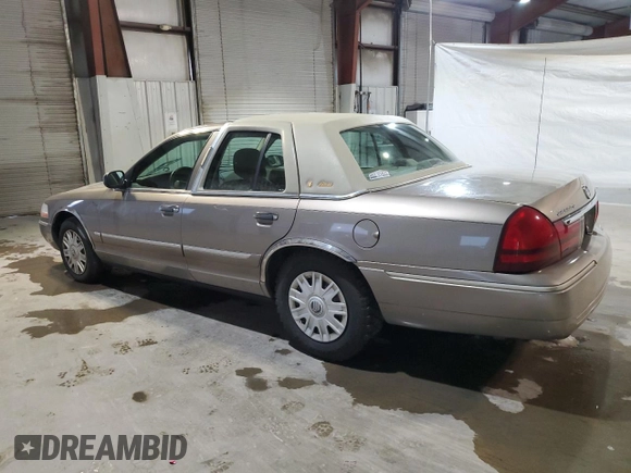 2005 Mercury Grand Marquis GS with VIN 2MEFM74WX5X614325, listed as a Copart auction lot 88117535 with 128,975 mi miles and Clean Title. Bid and sale history available at DreamBid. Image 2.