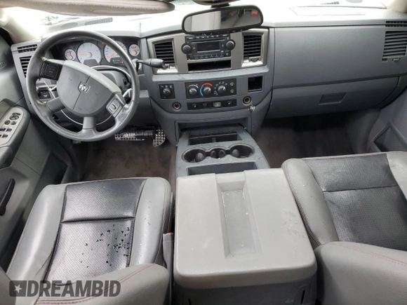 2007 Dodge Ram 2500 SLT with VIN 3D7KS28AX7G811974, listed as a Copart auction lot 45987265 with 155,595 mi miles and Salvage Title. Bid and sale history available at carsss.com. Image 8.