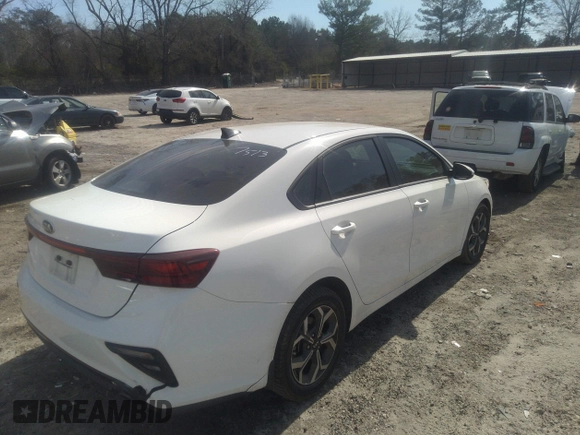 2020 Kia Forte LXS with VIN 3KPF24AD1LE197513, listed as a IAAI auction lot 41694046 with 87,303 mi miles. Bid and sale history available at carsss.com. Image 4.