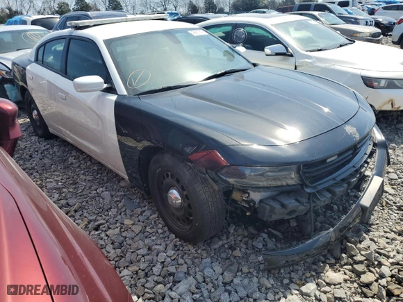 2019 Dodge Charger Police with VIN 2C3CDXKT4KH757522, listed as a Copart auction lot 48881845 with 59,804 mi miles and Salvage Title. Bid and sale history available at carsss.com. Image 4.