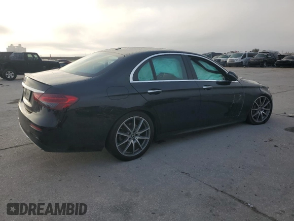 2022 Mercedes-Benz E-Class E 350 with VIN W1KZF8DB8NB087213, listed as a Copart auction lot 86540814 with 41,911 mi miles and Salvage Title. Bid and sale history available at carsss.com. Image 3.