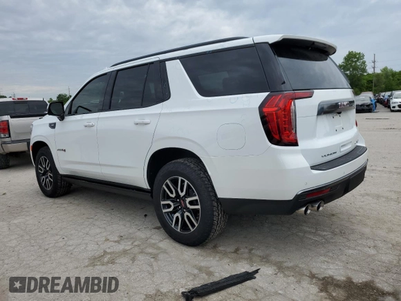 2023 GMC Yukon AT4 with VIN 1GKS2CKL3PR344069, listed as a Copart auction lot 55419254 with 15,102 mi miles and Salvage Title. Bid and sale history available at carsss.com. Image 2.