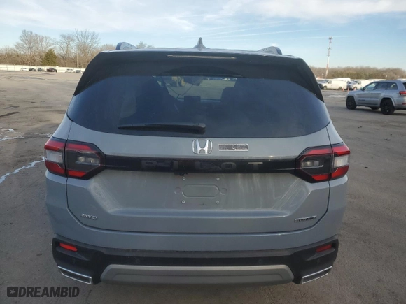 2024 Honda Pilot Touring with VIN 5FNYG1H70RB037781, listed as a Copart auction lot 86406654 with 11,080 mi miles and Salvage Title. Bid and sale history available at carsss.com. Image 6.