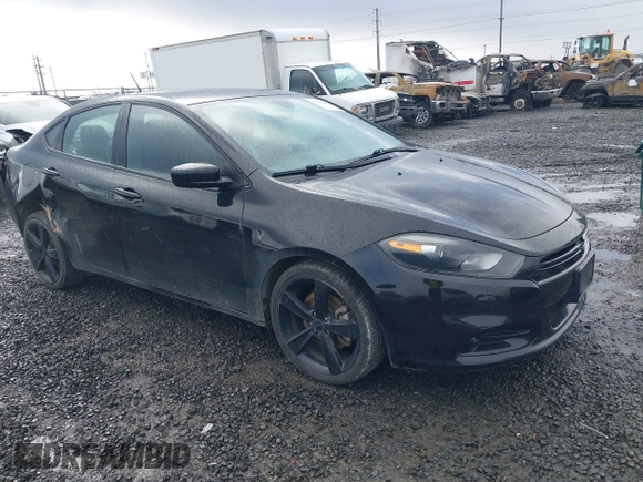 2015 Dodge Dart SXT with VIN 1C3CDFBB8FD267363, listed as a IAAI auction lot 41493009 with 62,268 mi miles. Bid and sale history available at carsss.com. Image 1.