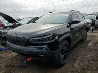 2019 Jeep Cherokee Trailhawk with VIN 1C4PJMBXXKD127749, listed as a Copart auction lot 50035205 with Not Provided miles and Salvage Title. Bid and sale history available at DreamBid. Image 1.