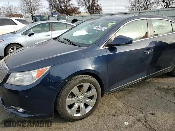 2011 Buick LaCrosse CXL with VIN 1G4GC5GC8BF222865, listed as a Copart auction lot 84893634 with 158,116 mi miles and Salvage title. Bid and sale history available at DreamBid. Image 10.