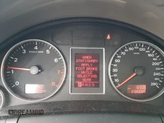 2008 Audi A4 2.0T with VIN WAUDF68EX8A170128, listed as a Copart auction lot 74987444 with 236,666 mi miles and Clean Title. Bid and sale history available at carsss.com. Image 9.