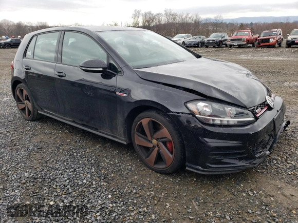 2021 Volkswagen Golf GTI S with VIN 3VW5T7AU3MM011081, listed as a Copart auction lot 44287773 with 36,114 mi miles. Bid and sale history available at carsss.com. Image 4.