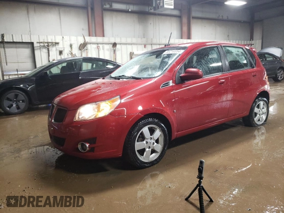 2009 Pontiac G3 z VIN KL2TD66E89B654269, wystawiony jako Copart lot #85210354 z przebiegiem 34 610 mil mil oraz Szkody całkowita. Historia ofert i sprzedaży dostępna na DreamBid. Obrazek 1.
