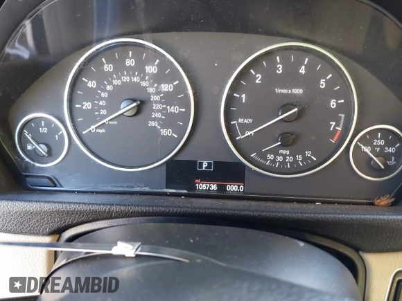 2015 BMW 3 Series 328i with VIN WBA3A5G50FNS85686, listed as a IAAI auction lot 41966698 with 105,737 mi miles and . Bid and sale history available at DreamBid. Image 7.