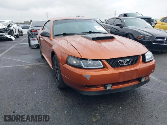 1999 Ford Mustang GT with VIN 1FAFP42X1XF226018, listed as a IAAI auction lot 41506742 with 1 mi miles. Bid and sale history available at carsss.com. Image 1.