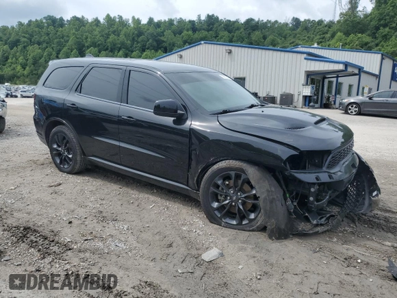 2022 Dodge Durango GT Plus with VIN 1C4RDJDG4NC174300, listed as a Copart auction lot 58557445 with 28,477 mi miles and Salvage title. Bid and sale history available at DreamBid. Image 4.