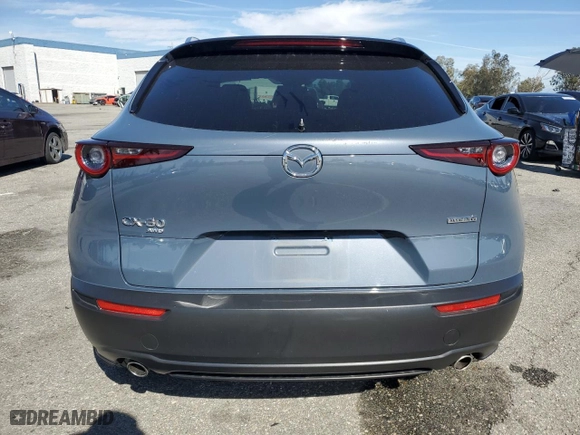 2022 Mazda CX-30 2.5 S Preferred Package with VIN 3MVDMBCL5NM421822, listed as a Copart auction lot 46178075 with 38,504 mi miles and Non Repairable. Bid and sale history available at carsss.com. Image 6.