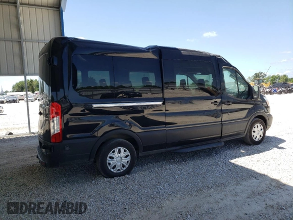 2019 Ford Transit Passenger XL with VIN 1FBAX2CG1KKA76553, listed as a Copart auction lot 61245855 with 81,984 mi miles and Salvage title. Bid and sale history available at DreamBid. Image 3.