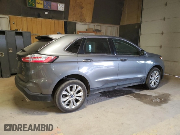 2022 Ford Edge Titanium with VIN 2FMPK4K94NBA51918, listed as a Copart auction lot 89366575 with 68,721 mi miles and Non repairable. Bid and sale history available at DreamBid. Image 3.