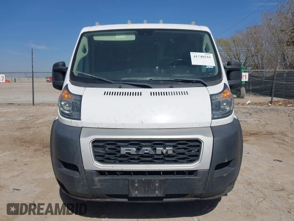 2019 Ram ProMaster Cargo with VIN 3C6TRVNGXKE555139, listed as a IAAI auction lot 41740544 with 215,011 mi miles and . Bid and sale history available at DreamBid. Image 11.
